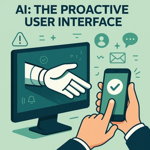 AI as the Proactive UI in Logistics